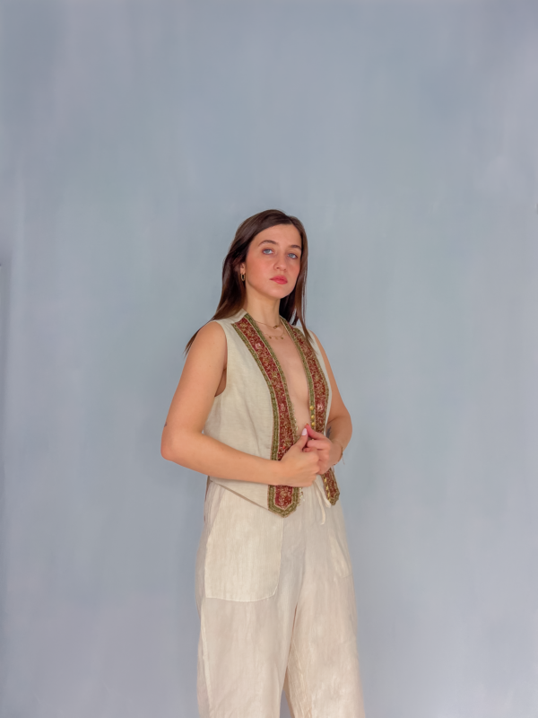 VESTE SANS MANCHE ORIENTALE – Image 3