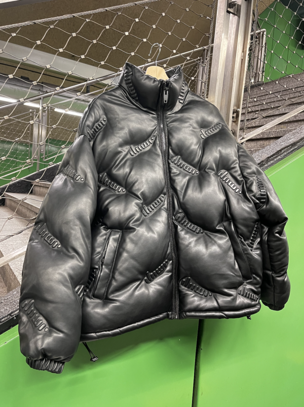 Bombers noir matelassé unisexe